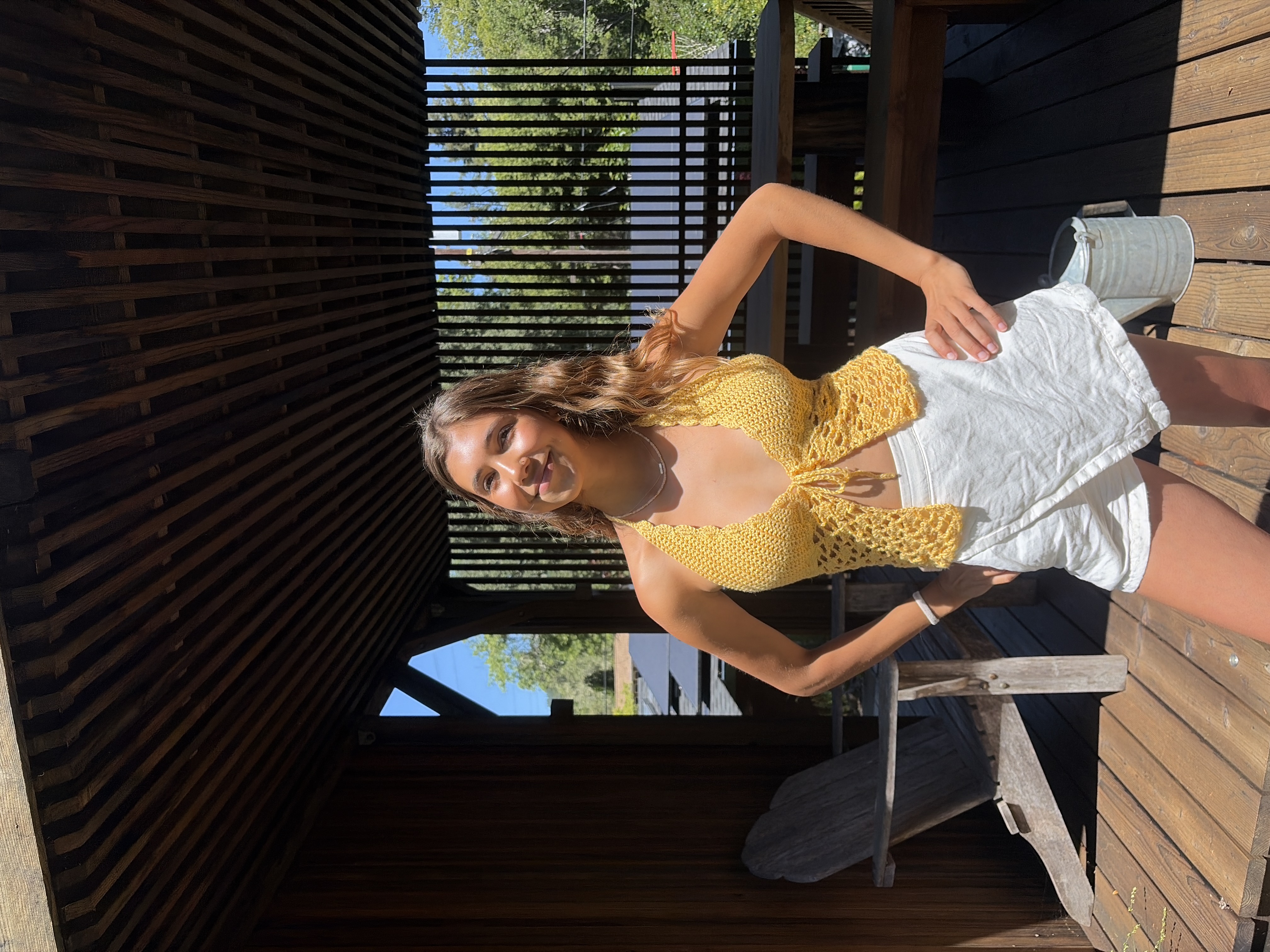The Sunshine Halter back view